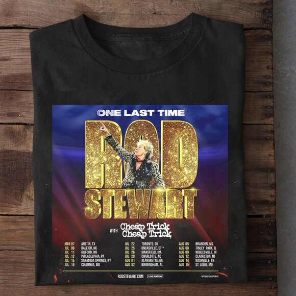 Sierra K Other - Rod Stewart 2025 Tour T-Shirt Rock Music Fan Tee 17
